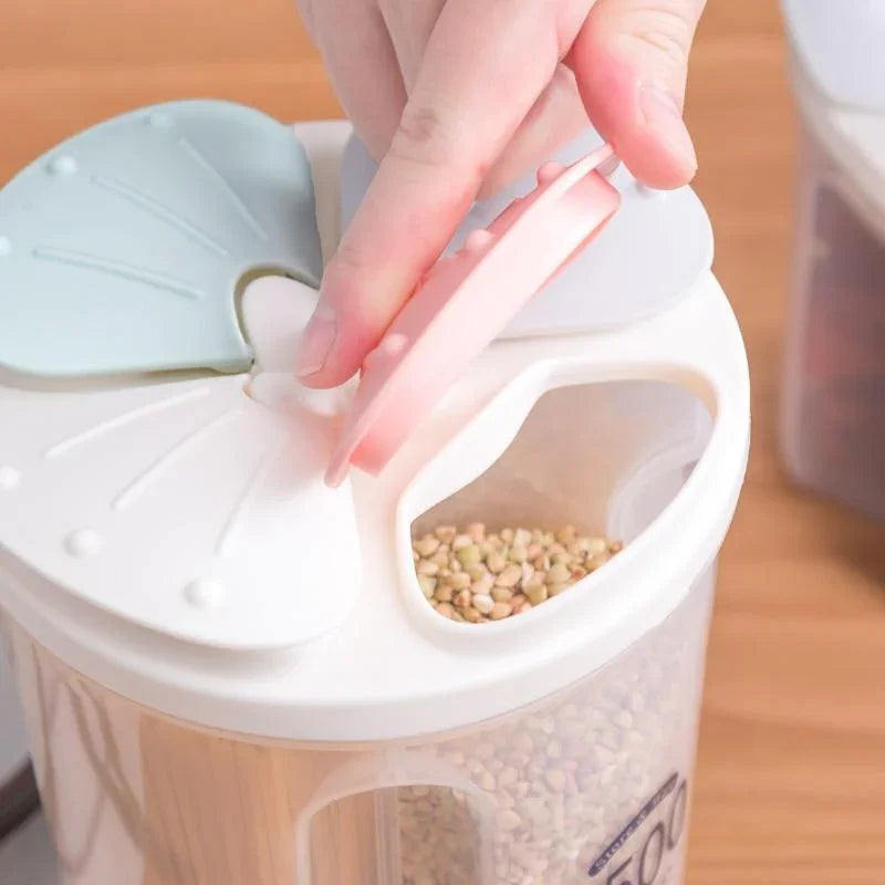 Pote Hermético Multifuncional 1.8L – Organização Inteligente para sua Cozinha!
