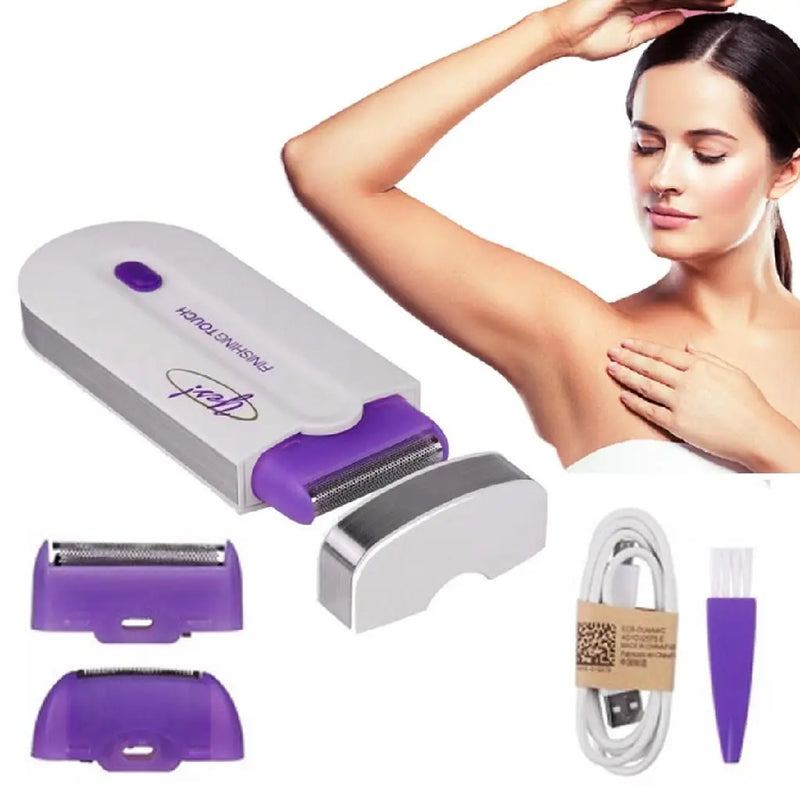 Depilador feminino elétrico Removedor De Pelos facial corporal Yes Finishing Touch Sem Fio recarregável