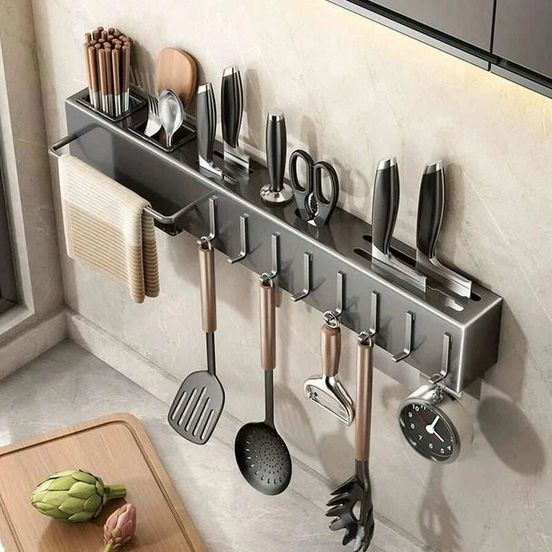 Prateleira Organizadora de Cozinha – Compacta, Prática e Multifuncional!