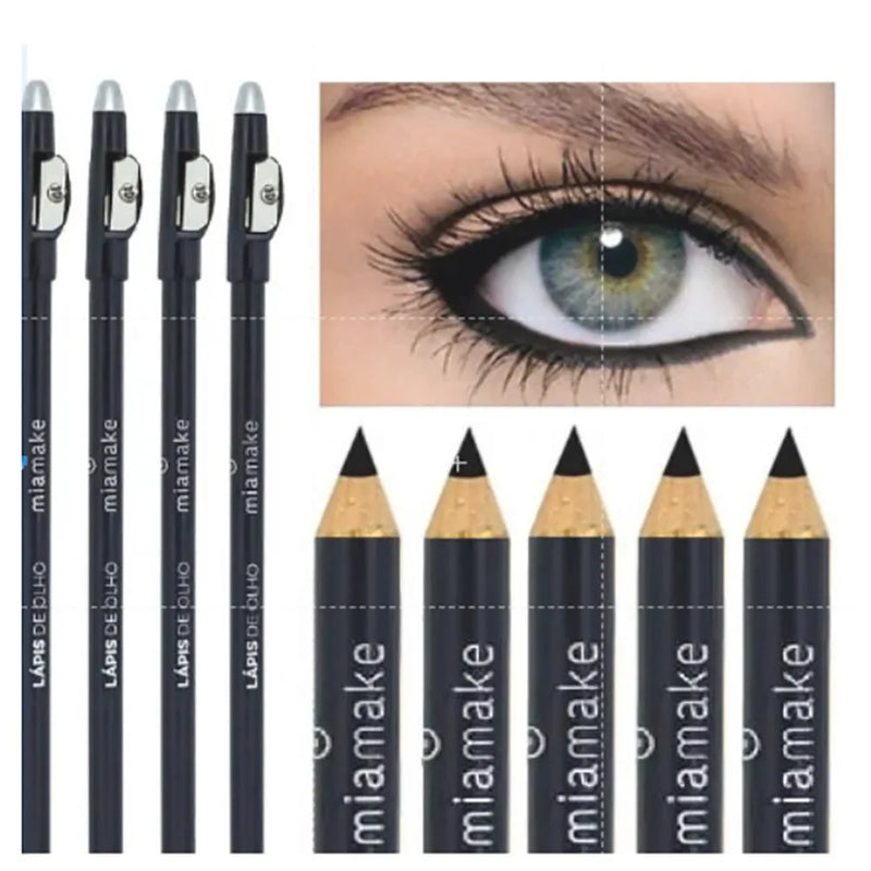 Mia Make 282 Black Eye Pencil with Sharpener